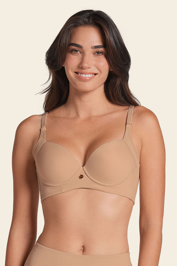 Leonisa Back Smoothing Bra With Soft Full Coverage Cups